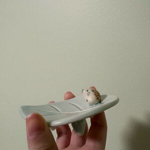 Hedgehog Ceramic Jewelry Dish